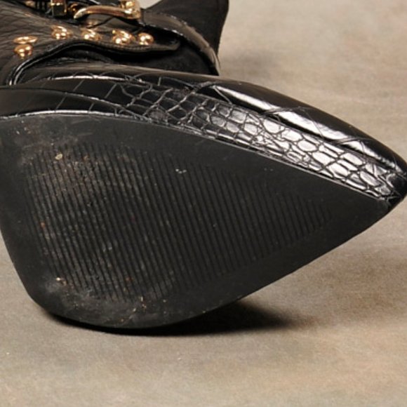 Scene, Black Buckle, Bootie Size 7.5 - Picture 9 of 9